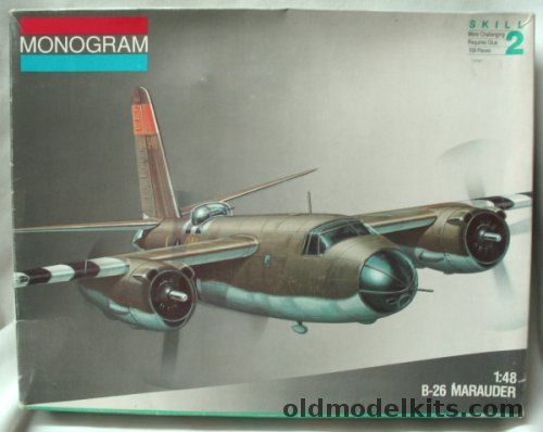 Monogram 1/48 Martin B-26 Marauder - 'The Yankee Guerrilla' 555 Bomb Squadron 386 Bomb Group, 5506 plastic model kit